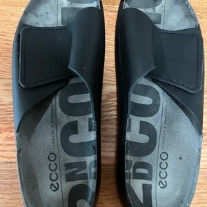 Ecco Dark Slide Sandals